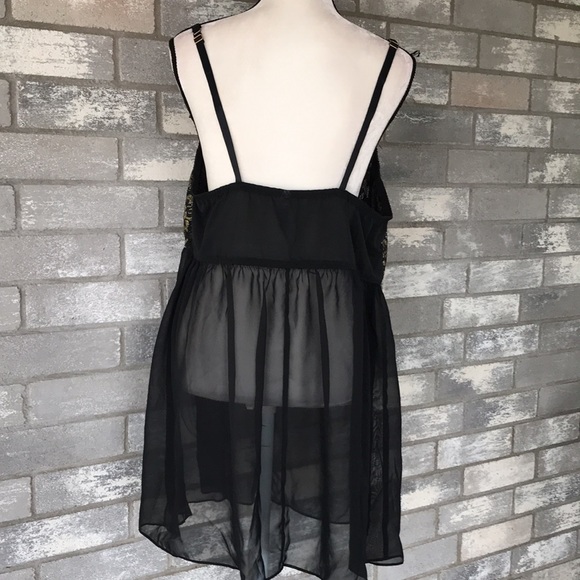 CACIQUE black nightie size 22/24 - Picture 5 of 7